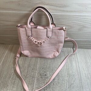 Juicy Couture Medium Tote Crossbody Bag Pink Diamond Change Of Heart